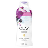 Olay Body Wash for Women, Fresh Radiance, Refreshing & Renewing, Made with Plant Based Cleansers, B3 Botanical Complex, For All Skin Types, Rose Water & Sweet Nectar Scent, 33 fl oz (Pack of 4)
