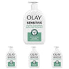 Olay Sensitive Facial Cleanser with Oat Extract Gentle Cream Cleanser, 16 fl oz