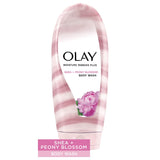Olay Moisture Ribbons Body Wash with Shea and Notes of Jasmine Petals, 18 fl oz, (Pack of 4)