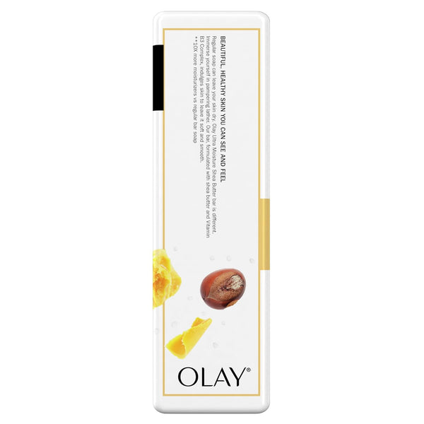 Olay Moisture Outlast Ultra Moisture Shea Butter Beauty Bar with Vitamin B3 Complex 3.75 oz, 8 count