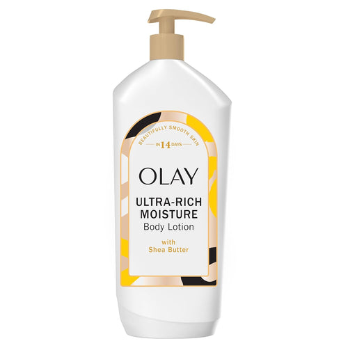 Olay Body Lotion for Women, Soothing Dryness Relief, 24hr Moisturizing & Deep Hydration, Absorbs Instantly, Penetrating Vitamin B3 Complex, For All Skin Types, Aloe Vera Scent, 18 fl oz