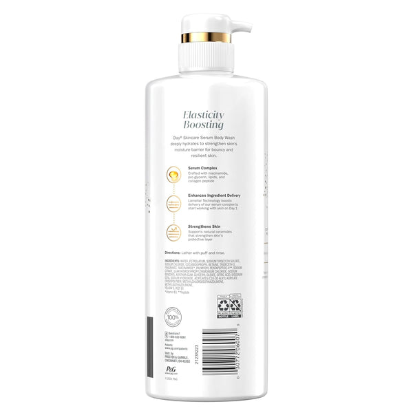 Olay Intensely Hydrating Body Wash + Body Lotion Bundle Pack, Moisturizing & Nourishing Formula with Hyaluronic Acid & Vitamin B3 Complex, 26 fl oz & 17 fl oz, (Pack of 2)