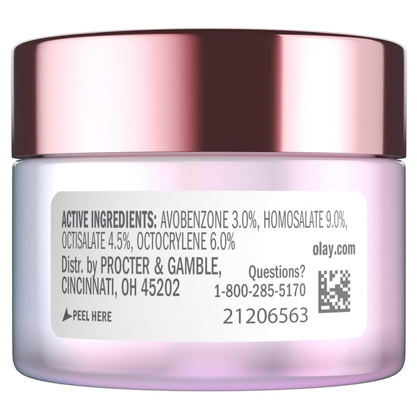 Olay Super Cream with Sunscreen SPF 30, Lightweight Face Moisturizer with Sun Protection, 5-in-1 Skin Care Benefits - Hydrating, Brightening, Firming - Niacinamide, Vitamin C, Collagen Peptide, 1.7 oz