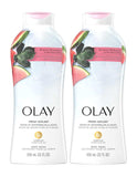 Olay Body Wash for Women, Fresh Radiance, Refreshing & Renewing, Made with Plant Based Cleansers, B3 Botanical Complex, For All Skin Types, Rose Water & Sweet Nectar Scent, 33 fl oz (Pack of 4)