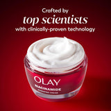 Olay Niacinamide Face Moisturizer, Strong & Firm Cream for Women, Anti-Aging, Anti-Wrinkle, Firming Skin Care, Evens, Hydrates to Repair Barrier, Recyclable Sustainable Eco Jar, Non-Greasy, 2 oz