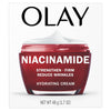 Olay Niacinamide Face Moisturizer, Strong & Firm Cream for Women, Anti-Aging, Anti-Wrinkle, Firming Skin Care, Evens, Hydrates to Repair Barrier, Recyclable Sustainable Eco Jar, Non-Greasy, 2 oz