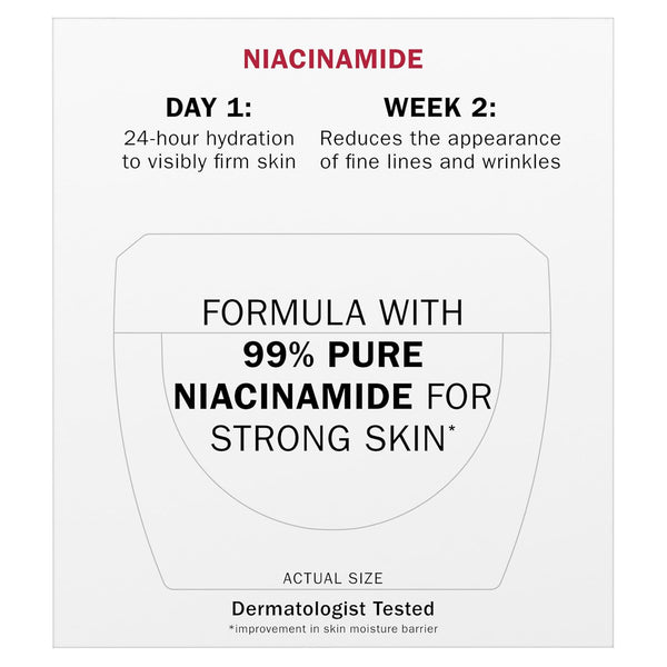 Olay Niacinamide Face Moisturizer, Strong & Firm Cream for Women, Anti-Aging, Anti-Wrinkle, Firming Skin Care, Evens, Hydrates to Repair Barrier, Recyclable Sustainable Eco Jar, Non-Greasy, 2 oz