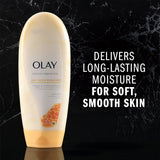 Olay Moisture Ribbons Body Wash with Shea and Notes of Jasmine Petals, 18 fl oz, (Pack of 4)