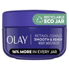 Olay Retinol 24 Face Moisturizer, Anti-Aging Night Cream for Women, Fragrance-Free, Non Greasy - Anti-Wrinkle, Smooth Fine Lines, Tightening, Hydrating Skin Care - Peptides, Glycerin, 1.7 Oz