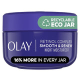 Olay Retinol 24 Face Moisturizer, Anti-Aging Night Cream for Women, Fragrance-Free, Non Greasy - Anti-Wrinkle, Smooth Fine Lines, Tightening, Hydrating Skin Care - Peptides, Glycerin, 1.7 Oz