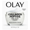 Olay Collagen Peptide Face Moisturizer, Firm & Smooth Cream -Fragrance-Free - Hydrating, Firming, Anti-Aging, Anti-Wrinkle, Firming, Smoothing - Recyclable Sustainable Eco Jar, Non-Greasy, 2 Oz
