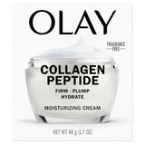 Olay Collagen Peptide Face Moisturizer, Firm & Smooth Cream -Fragrance-Free - Hydrating, Firming, Anti-Aging, Anti-Wrinkle, Firming, Smoothing - Recyclable Sustainable Eco Jar, Non-Greasy, 2 Oz