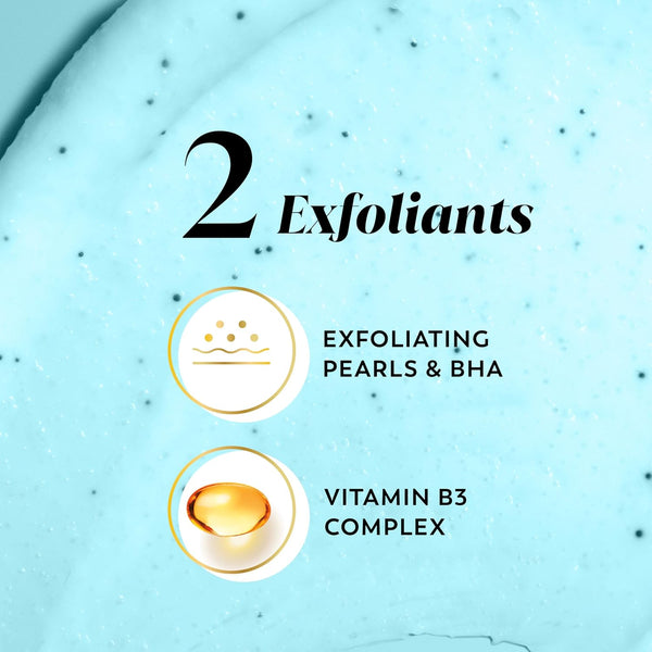 Olay Body Indulgent Mineral Scrub, Skin Exfoliating & Massaging Pearls, Nourishing Soft & Gentle Formula, Renewing BHA, Vitamin B3 Complex, Luxurious Fragrances, Coconut & Guava Scent, 11 oz