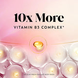 Olay Body Wash for Women, Intensely Hydrating, Pro-Hyaluronic Acid Serum Complex, Renews Moisture, Vitamin B3 Lameller Technology, For All Skin Types, Mandarin Summer Fizz Scent, 20 fl oz