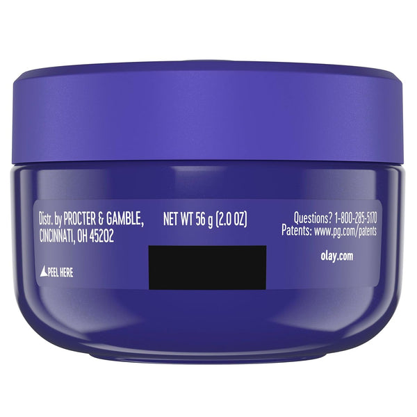 Olay Retinol 24 Face Moisturizer, Anti-Aging Night Cream for Women, Fragrance-Free, Non Greasy - Anti-Wrinkle, Smooth Fine Lines, Tightening, Hydrating Skin Care - Peptides, Glycerin, 1.7 Oz