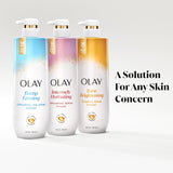 Olay Body Wash for Women, Intensely Hydrating, Pro-Hyaluronic Acid Serum Complex, Renews Moisture, Vitamin B3 Lameller Technology, For All Skin Types, Mandarin Summer Fizz Scent, 20 fl oz