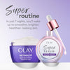 Olay Super Serum Night Repair, Fragrance-Free - Niacinamide, Peptide, Salicylic & Lactic Acid, Glycerin - 5-in-1 Skin Care Benefits - Hydrating, Evens Tone, Reduces Dark Spots, Anti-Aging, 1.0 Oz