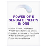 Olay Super Serum Night Repair, Fragrance-Free - Niacinamide, Peptide, Salicylic & Lactic Acid, Glycerin - 5-in-1 Skin Care Benefits - Hydrating, Evens Tone, Reduces Dark Spots, Anti-Aging, 1.0 Oz