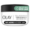 Olay Collagen Peptide Face Moisturizer, Firm & Smooth Cream -Fragrance-Free - Hydrating, Firming, Anti-Aging, Anti-Wrinkle, Firming, Smoothing - Recyclable Sustainable Eco Jar, Non-Greasy, 2 Oz