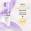 Olay Body Wash for Women, Indulgent Moisture, 24hr Moisturizing & Nourishing Formula, Infused with Vitamin B3 Complex, Luxurious Fragrances, Elderberry & Almond Cream Scent, 20 fl oz