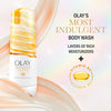 Olay Body Wash for Women, Indulgent Moisture, 24hr Moisturizing & Nourishing Formula, Infused with Vitamin B3 Complex, Luxurious Fragrances, Elderberry & Almond Cream Scent, 20 fl oz