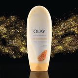 Olay Moisture Ribbons Body Wash with Shea and Notes of Jasmine Petals, 18 fl oz, (Pack of 4)