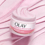 Olay Body Indulgent Mineral Scrub, Skin Exfoliating & Massaging Pearls, Nourishing Soft & Gentle Formula, Renewing BHA, Vitamin B3 Complex, Luxurious Fragrances, Coconut & Guava Scent, 11 oz