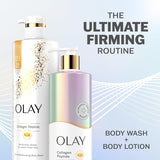 Olay Intensely Hydrating Body Wash + Body Lotion Bundle Pack, Moisturizing & Nourishing Formula with Hyaluronic Acid & Vitamin B3 Complex, 26 fl oz & 17 fl oz, (Pack of 2)