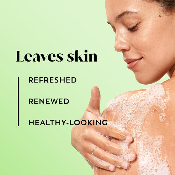 Olay Body Wash for Women, Fresh Radiance, Refreshing & Renewing, Made with Plant Based Cleansers, B3 Botanical Complex, For All Skin Types, Rose Water & Sweet Nectar Scent, 33 fl oz (Pack of 4)