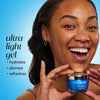 Olay Hylauronic Acid Face Mousturizer, Plump & Hydrate, Fragrance-Free - Hydrating Gel for Dry Skin Retain & Replenish Moisture, with Niacinamide - Recyclable Sustainable Eco Jar, Non-Greasy, 2 Oz