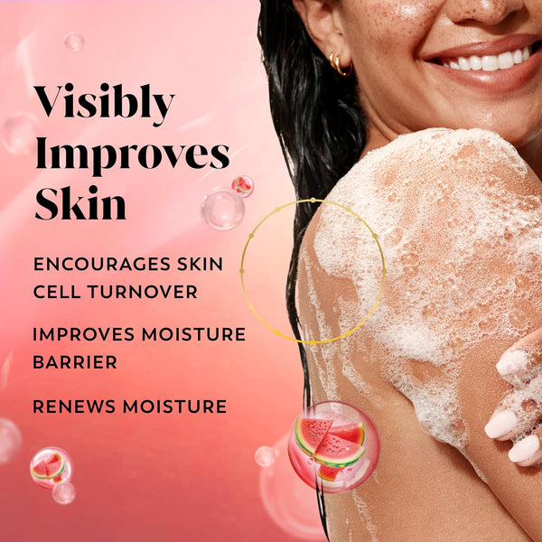 Olay Body Wash for Women, Intensely Hydrating, Pro-Hyaluronic Acid Serum Complex, Renews Moisture, Vitamin B3 Lameller Technology, For All Skin Types, Mandarin Summer Fizz Scent, 20 fl oz