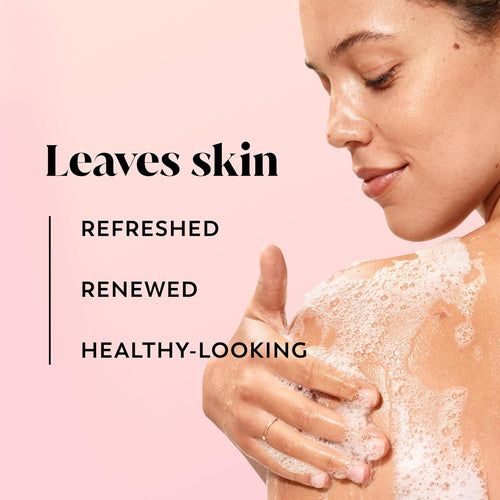 Olay Body Wash for Women, Fresh Radiance, Refreshing & Renewing, Made with Plant Based Cleansers, B3 Botanical Complex, For All Skin Types, Birch Water & Lavender Scent, 33 fl oz (Pack of 4)