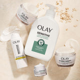 Olay Sensitive Facial Cleanser with Oat Extract Gentle Cream Cleanser, 16 fl oz