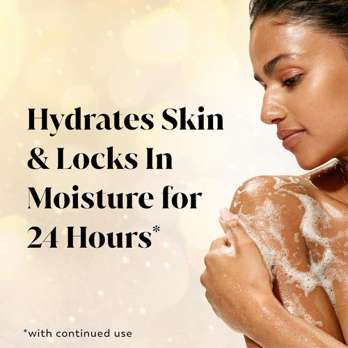 Olay Body Wash for Women, Hydrating & Moisturizing, Holiday Edition, With Plant Based Cleansers, B3 Complex, For All Skin Types, Fireside Fir with Fresh Spruce & Sandalwood Scent, 22 fl oz