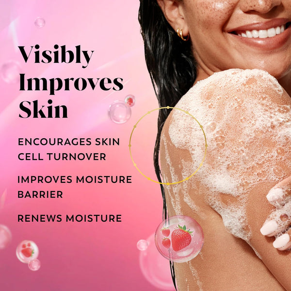 Olay Body Wash for Women, Intensely Hydrating, Pro-Hyaluronic Acid Serum Complex, Renews Moisture, Vitamin B3 Lameller Technology, For All Skin Types, Mandarin Summer Fizz Scent, 20 fl oz