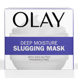 Olay Slugging Mask, Deep Moisture with Shea Butter & Niacinamide - Fragance-Free, Hydrating Night Cream, Skin Care for Hydrated and Refresh, 3.4 Oz