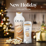 Olay Body Wash for Women, Hydrating & Moisturizing, Holiday Edition, With Plant Based Cleansers, B3 Complex, For All Skin Types, Champagne Blush with Berries Sugared Rim & Rose Petals Scent, 22 fl oz