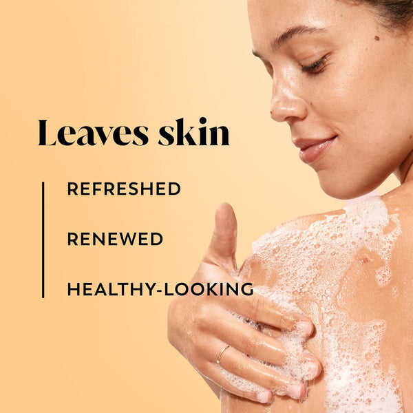 Olay Body Wash for Women, Fresh Radiance, Refreshing & Renewing, Made with Plant Based Cleansers, B3 Botanical Complex, For All Skin Types, Rose Water & Sweet Nectar Scent, 33 fl oz (Pack of 4)